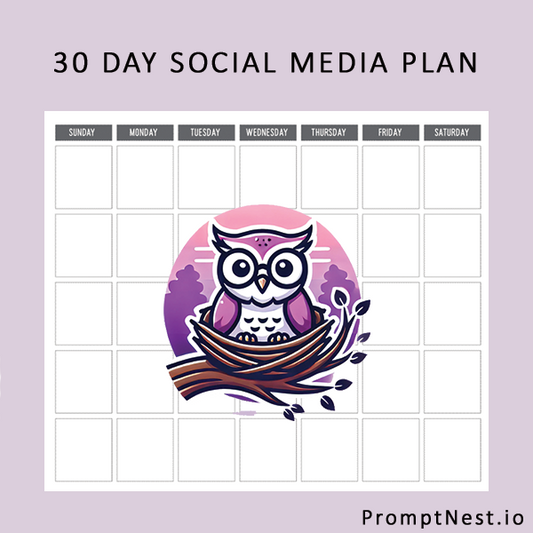 AI Social Media Content Planner – 30 Days of Engaging Posts